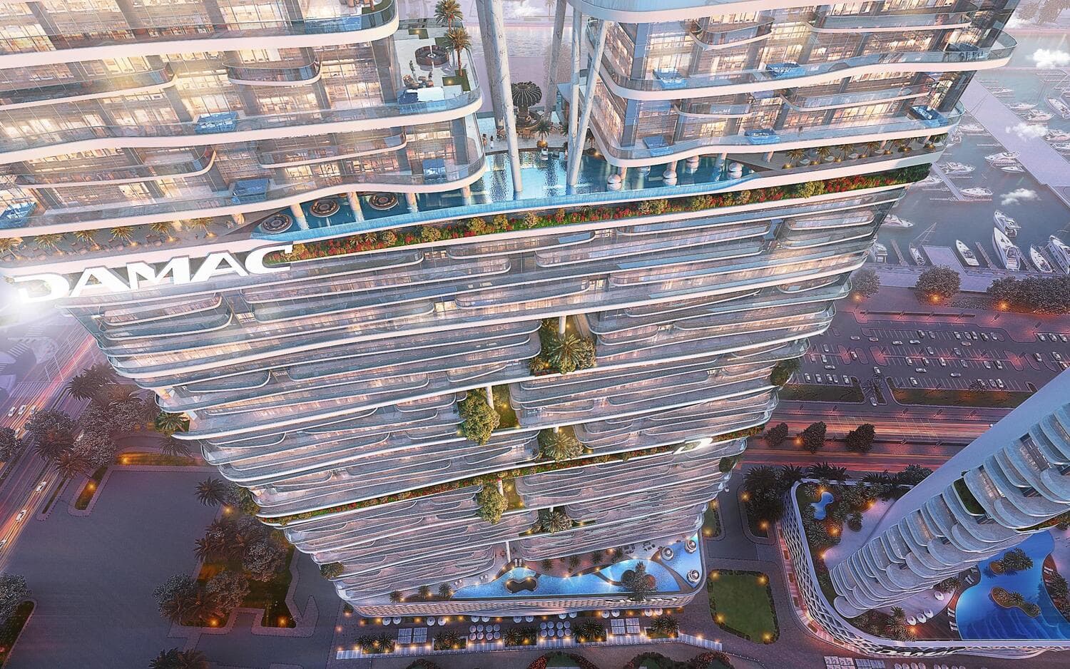 Damac Bay 2, Dubai Marina — render 3