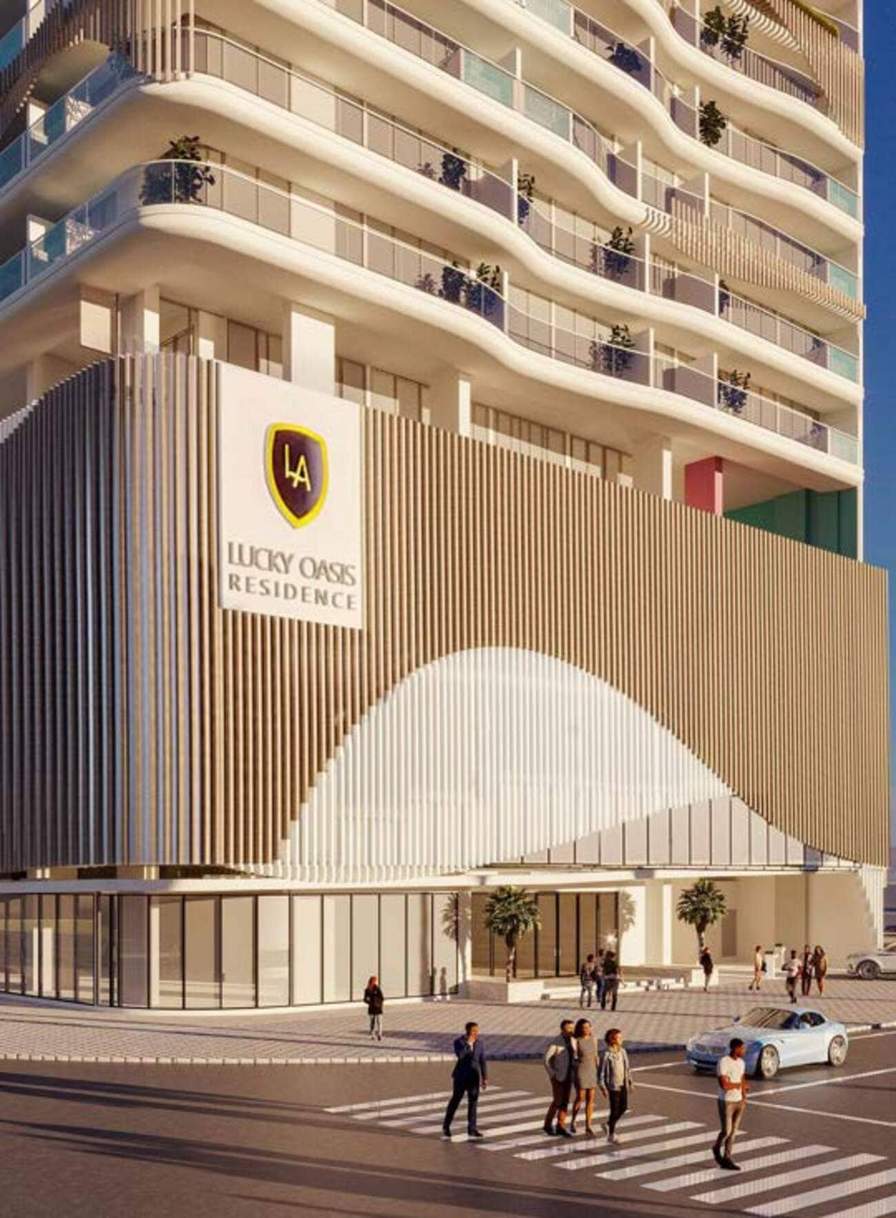 Lucky Oasis Residence, Jumeirah Village Circle — render 3