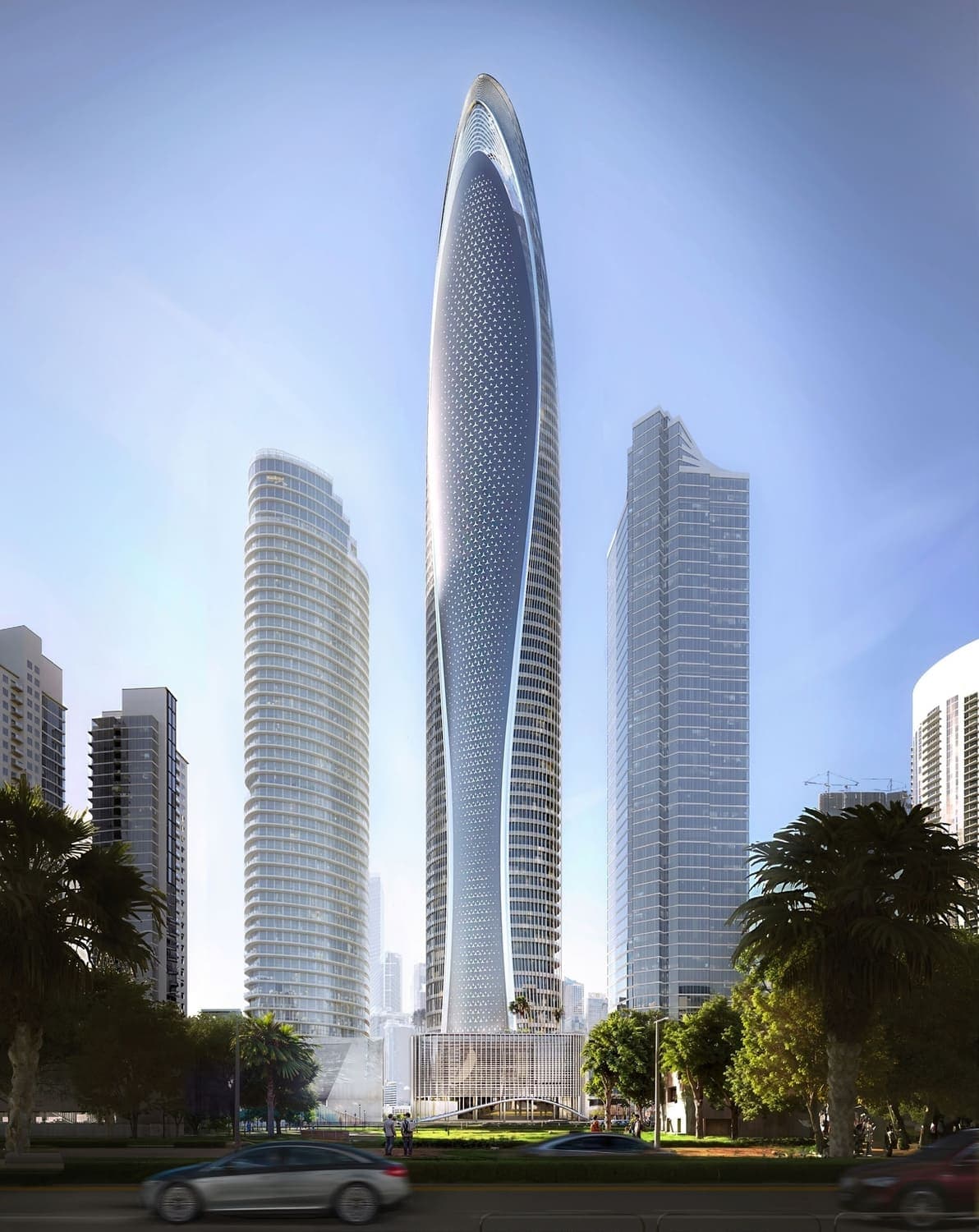 Mercedes-Benz Places by Binghatti, Downtown Dubai — render 3