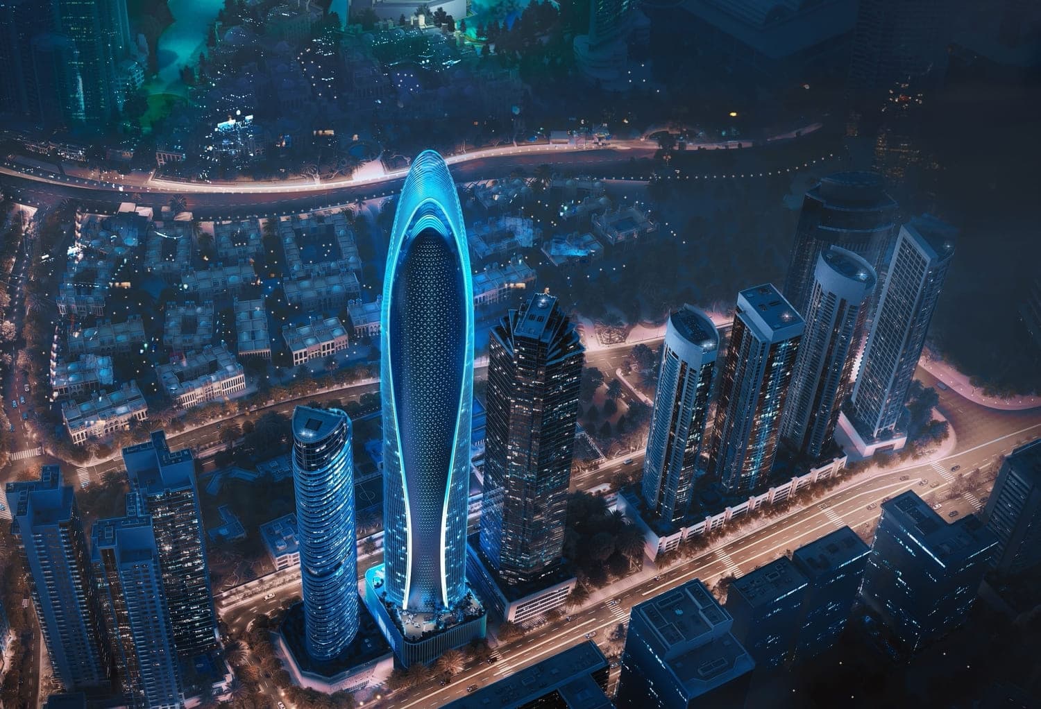 Mercedes-Benz Places by Binghatti, Downtown Dubai — render 8