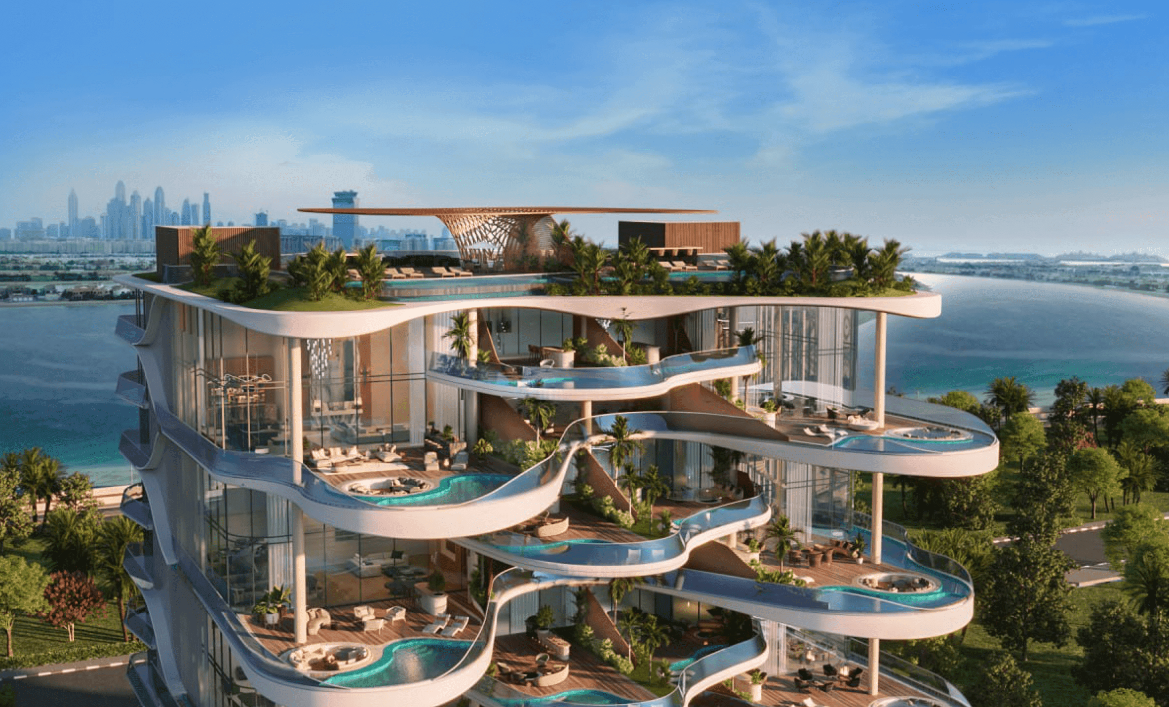 One Crescent Palm, Palm Jumeirah — render 1