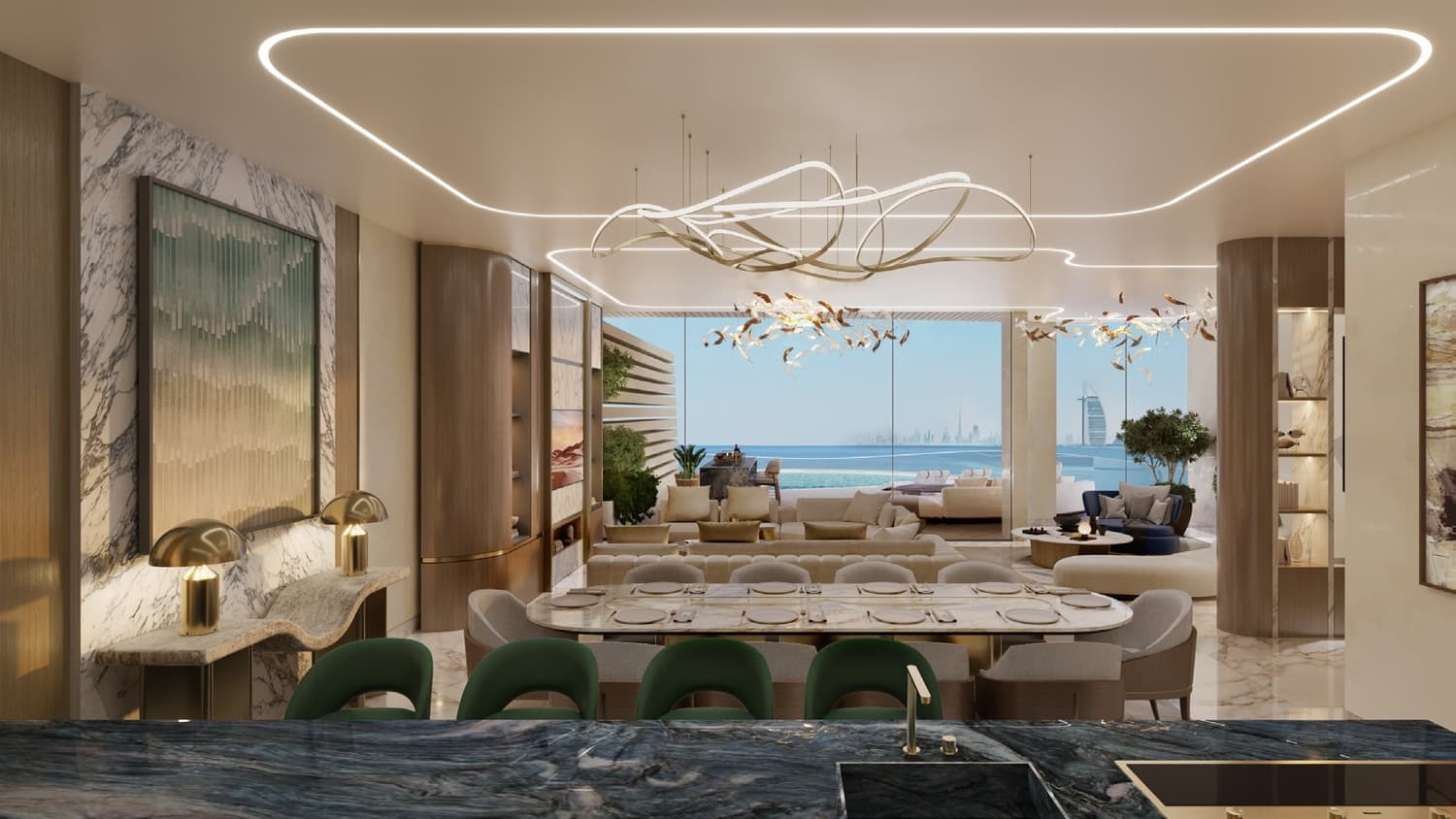 One Crescent Palm, Palm Jumeirah — render 7
