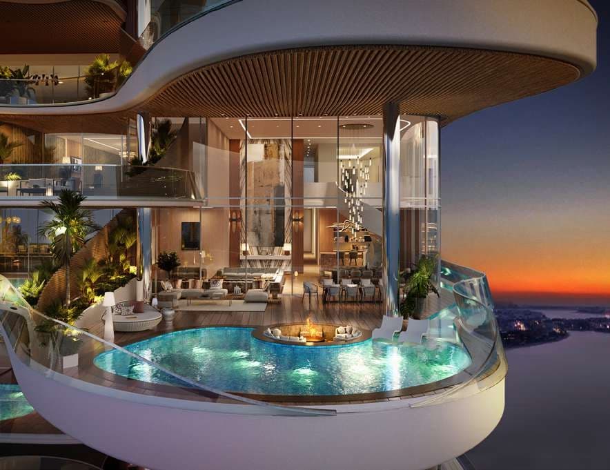 One Crescent Palm, Palm Jumeirah — render 8