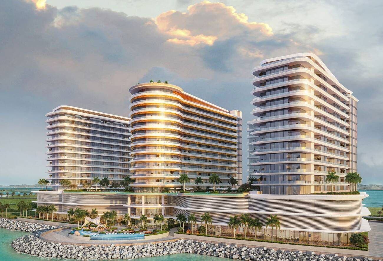 Trio Isle, Al Marjan Island — render 2