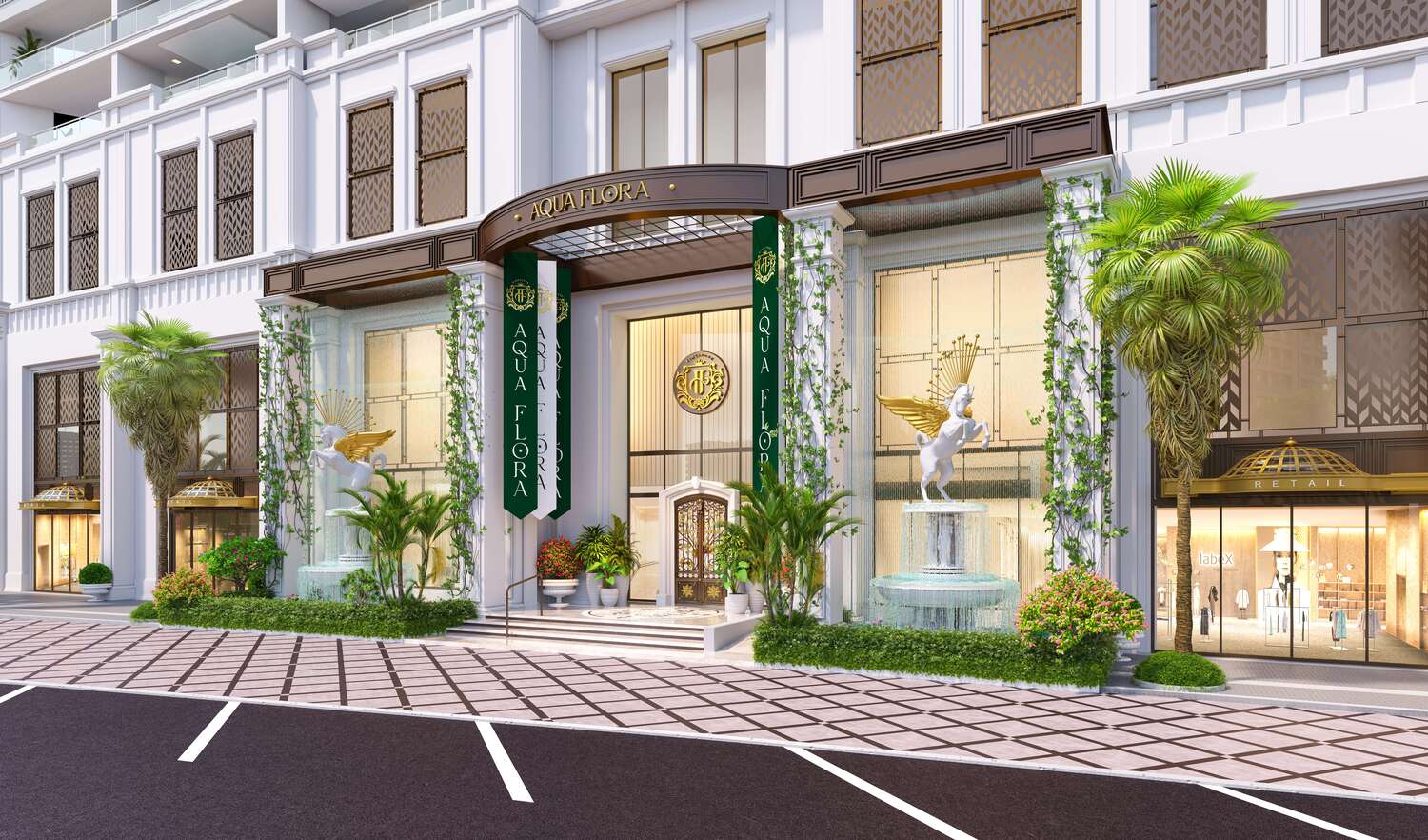 Vincitore Aqua Flora, Al Barsha — render 3