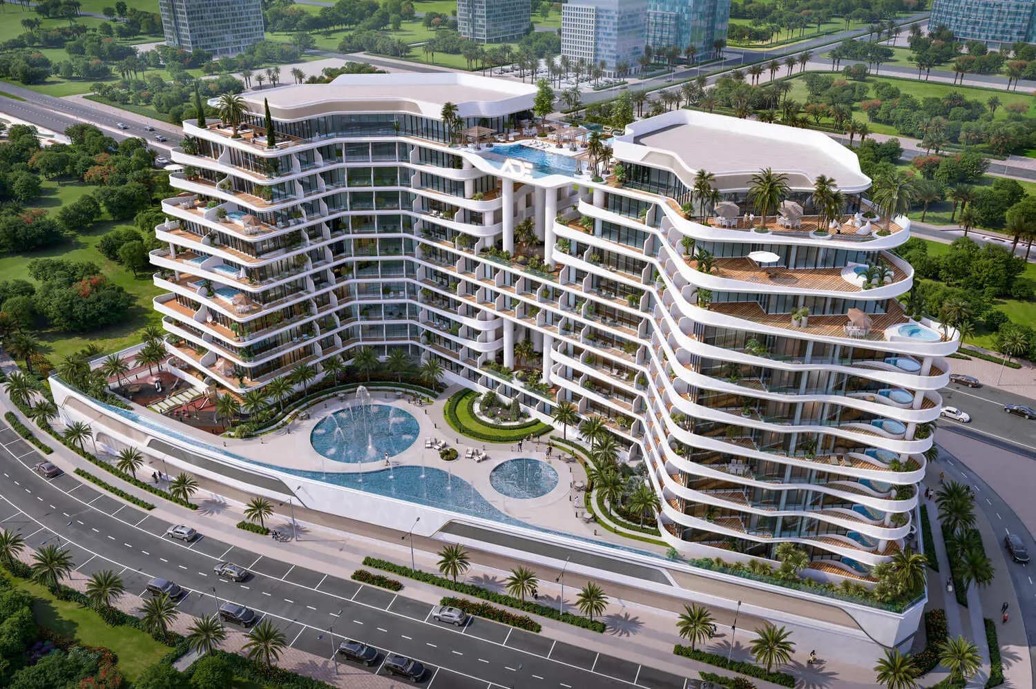 Barari Gate by ADE, Wadi Al Safa 3 — render 1