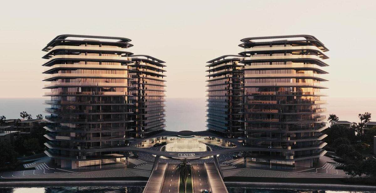 Brabus Island, Al Raha — render 1