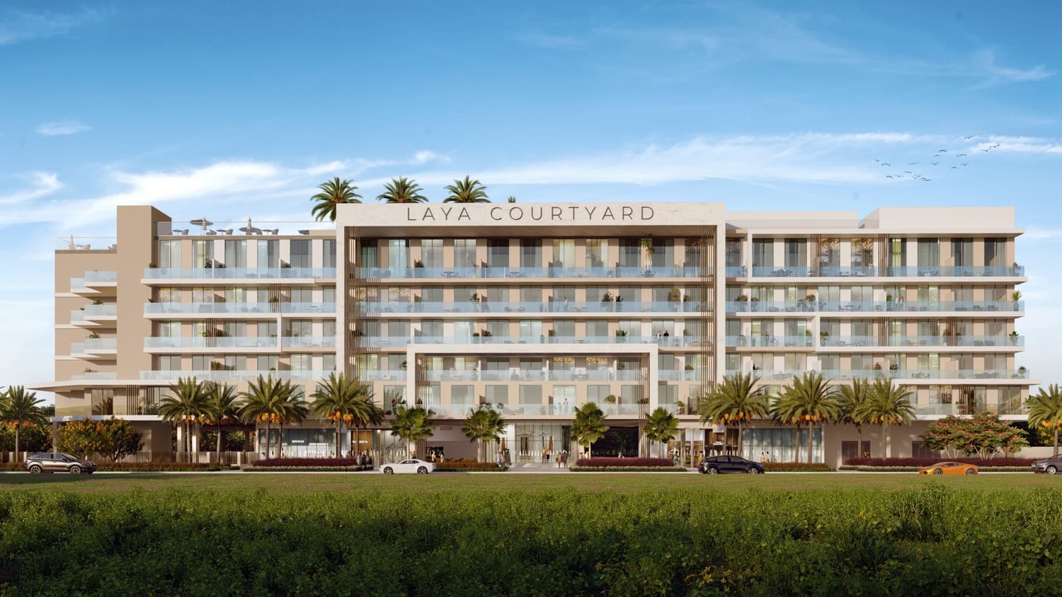 Laya Courtyard, Al Hebiah 2 — render 1