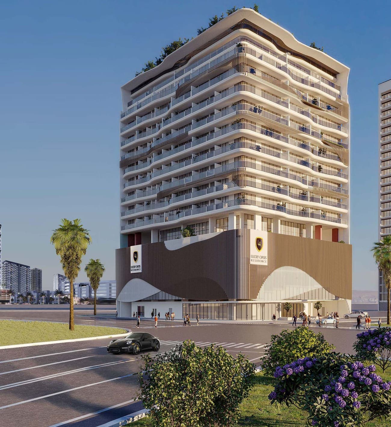 Lucky Oasis Residence, Jumeirah Village Circle — render 1