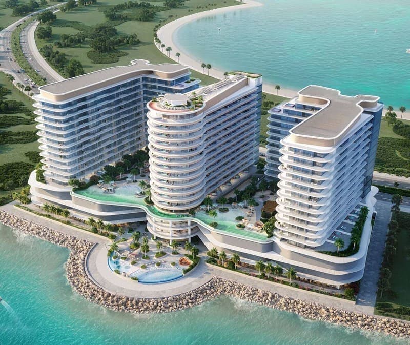 Trio Isle, Al Marjan Island — render 1
